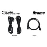 iiyama ProLite XUB2793HS-B7 27" Moniteur  Noir, 100 Hz, HDMI, DisplayPort, Audio, Adaptive Sync