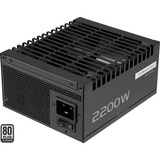 ASUS ASUS ASUS-PRO-WS-2200P alimentation modulaire 2200 watt Noir, 2x 12V-2x6, 2200 W, 200 - 240 V, Actif, 130 W, 2200 W, 130 W