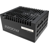 ASUS ASUS ASUS-PRO-WS-2200P alimentation modulaire 2200 watt Noir, 2x 12V-2x6, 2200 W, 200 - 240 V, Actif, 130 W, 2200 W, 130 W