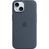 Apple Coque en silicone avec MagSafe pour iPhone 15, Housse smartphone Bleu foncé