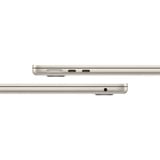 Apple MacBook Air 13" 2025 (MW103FN/A) PC portable Beige | M4 | 10-Core GPU | 16 Go | SSD 512 Go