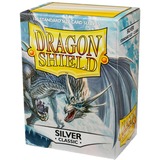 Asmodee Dragon Shield Classic, Étui de protection Argent, 100 pièces