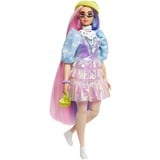Barbie Extra Doll #2 - Shimmery Look avec Pet Puppy Pop, Poupée 