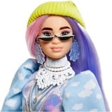 Barbie Extra Doll #2 - Shimmery Look avec Pet Puppy Pop, Poupée 