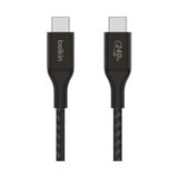 Belkin BoostCharge USB-C > USB-C, Câble Noir, 1 mètre, 240 W