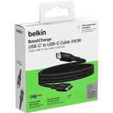 Belkin BoostCharge USB-C > USB-C, Câble Noir, 1 mètre, 240 W