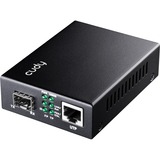 Cudy MC220P Gigabit PoE Ethernet Media Converter Noir, PoE