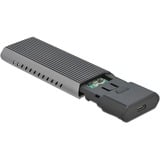 DeLOCK Boîtier combo externe USB Type-C pour SSD M.2 NVMe PCIe ou SATA, Boîtier disque dur Noir, 42638