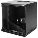 Digitus Boîtier mural 254 mm (10") - 312 x 300 mm, Armoire informatique Noir