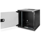 Digitus Boîtier mural 254 mm (10") - 312 x 300 mm, Armoire informatique Noir