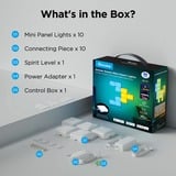 Govee Smart Mini Panel Lights 10pack, Lumière LED Blanc, Bluetooth, WiFi 2.4GHz