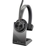 HP Micro-casque monaural Poly Voyager 4310 UC + adaptateur USB-A BT700 + base de chargement  on-ear Sans fil, Bureau/Centre d'appels, 20 - 20000 Hz, 122 g, Casque, Noir