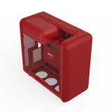 HYTE X50 boîtier midi tower Rouge | 2x USB-A | 1x USB-C | Window