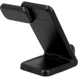 Just in Case 3-in-1 Wireless Charger Stand 15 W, Chargeur Noir