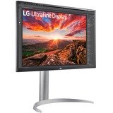 LG UltraFine 27UP850K-W 27" 4K Ultra HD Moniteur Argent/noir, 1x DisplayPort, 2x HDMI, 2x USB-A, 1x Thunderbolt