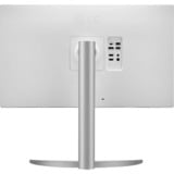 LG UltraFine 27UP850K-W 27" 4K Ultra HD Moniteur Argent/noir, 1x DisplayPort, 2x HDMI, 2x USB-A, 1x Thunderbolt