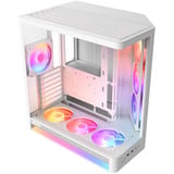 NZXT H6 RGB+ ( 2026 ) Tout Blanc boîtier midi tower Blanc | 2x USB-A | 1x USB-C | RGB | Verre trempé