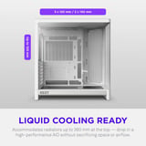 NZXT H6 RGB+ ( 2026 ) Tout Blanc boîtier midi tower Blanc | 2x USB-A | 1x USB-C | RGB | Verre trempé