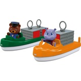 Simba Bateau porte-conteneurs et de transport, Jeu véhicule Multicolore