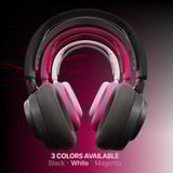 SteelSeries  casque gaming over-ear Blanc