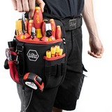 Wiha Kit d'outils de l'électricien, Set d'outils Rouge/Jaune, assortis, 18 pièces avec sac de taille