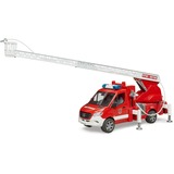 bruder Camion de pompiers MB Sprinter avec lumière et son, Modèle réduit de voiture Rouge/Blanc