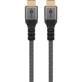 goobay Plus Câble HDMI haut débit avec Ethernet Gris, 10 mètres