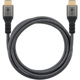 goobay Plus Câble HDMI haut débit avec Ethernet Gris, 10 mètres