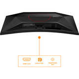 AOC C27G42ZE 27" Moniteur gaming incurvé Noir/rouge, 1x DisplayPort, 1x HDMI, 260 Hz, HDMI, DisplayPort, 260 Hz OC