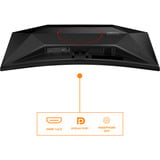 AOC  27" Moniteur gaming incurvé  Noir/Rouge