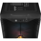 Corsair Corsair 3200D RS ARGB Smoke boîtier midi tower Gris foncé | 1x USB-A | 1x USB-C | RGB | Verre Trempé