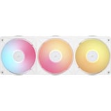 Corsair iCUE LINK RX360 II + iCUE LINK System Hub ventilateurs de boîtier RGB  Blanc, 3 pièces, 360 x 129 x 26 mm