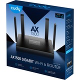 Cudy Cudy AX1500 Gigabit Wi-Fi 6 Router, Routeur Noir