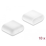 DeLOCK Cache-poussière pour USB Type-C (mâle), Capuchon protecteur Blanc, 10 pièces