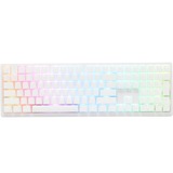 Ducky Zero 6108, clavier gaming Blanc, Layout BE, Cherry MX2A Brown