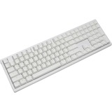 Ducky Zero 6108, clavier gaming Blanc, Layout BE, Cherry MX2A Brown