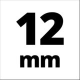 Einhell TE-HD 18 Li - Solo 1100 tr/min, Marteau piqueur Rouge/Noir, Noir, Rouge, 1,2 cm, 1100 tr/min, 1,2 J, 5700 bpm, Batterie
