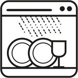 Emsa Bouteille en verre Drink2GO, Gourde Transparent/Corail