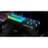 G.Skill Trident Z RGB 32 Go DDR4-3200 (2x 16 Go) mémoire vive Noir, F4-3200C16D-32GTZRX, XMP 2.0