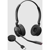 Jabra Engage 55 Casque Sans fil Arceau Bureau/Centre d'appels Noir, Titane  on-ear Noir, Sans fil, Bureau/Centre d'appels, 57 g, Casque, Noir, Titane