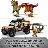 LEGO Jurassic World - Le transport du Pyroraptor et du Dilophosaurus, Jouets de construction 76951