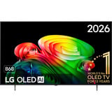 LG OLED AI B6 65" Ultra HD TV OLED Noir, 4x HDMI, USB, Optique, Bluetooth, LAN, WLAN, CI+, HDR10, DolbyVision