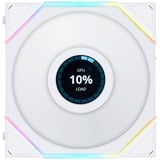 Lian Li UNI FAN TL-LCD120 White Single Pack, Ventilateur de boîtier Blanc