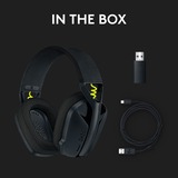 Logitech G435 LIGHTSPEED casque gaming over-ear Noir, Bluetooth, PC, PlayStation 4, PlayStation 5