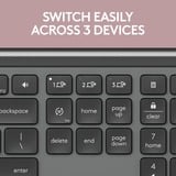 Logitech MK950 Signature Slim Wireless Keyboard et Muis Combo, set de bureau Graphite, 400 - 4000 DPI