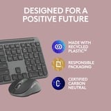 Logitech MK950 Signature Slim Wireless, set de bureau Graphite, Layout US (QWERTY), 400 - 4000 dpi