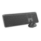 Logitech MK950 Signature Slim, set de bureau Graphite, Mise en page aux États-Unis (international), 400 - 4000 dpi