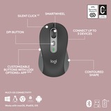 Logitech MK950 Signature Slim, set de bureau Graphite, Mise en page aux États-Unis (international), 400 - 4000 dpi
