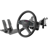 MOZA R5 Pro Truck Bundle, Volant Noir, Base, volant et pédales