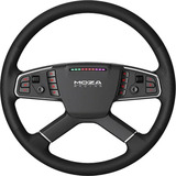 MOZA R5 Pro Truck Bundle, Volant Noir, Base, volant et pédales